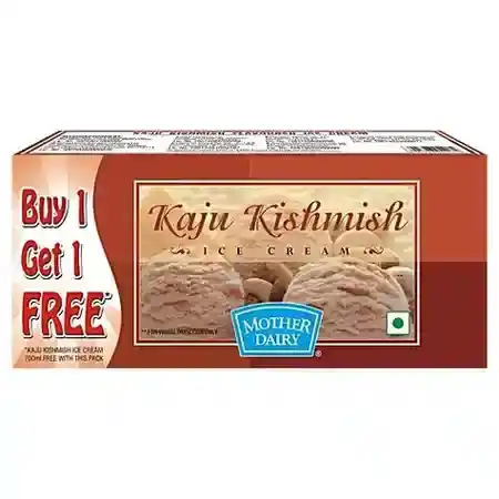 Mother Dairy Kaju Kishmish Ice Cream, 700 ml Buy 1 Get 1 Free